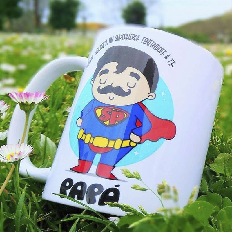 Taza "Papá superhéroe"
