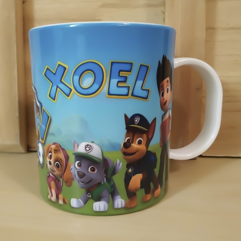 Taza plástico "Patrulla canina"