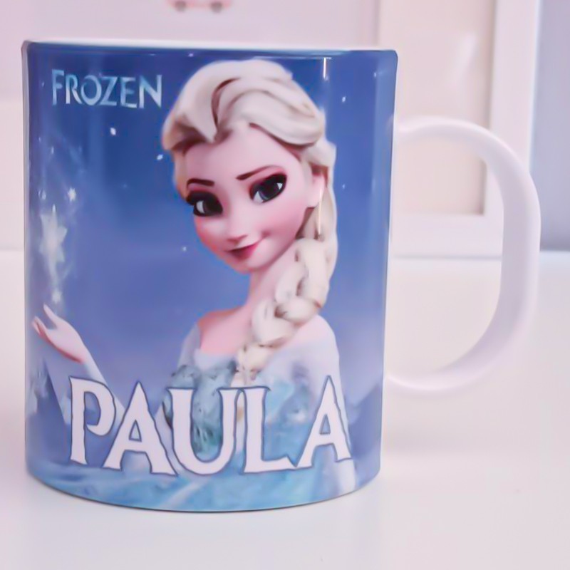 Taza plástico "Frozen Elsa"