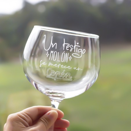 Copa Gin Tonic "Un testigo molón"