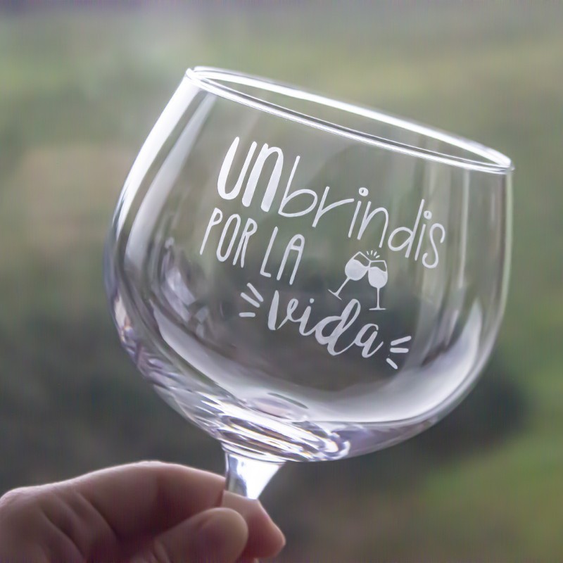 Copa Gin Tonic "Un brindis por la vida"